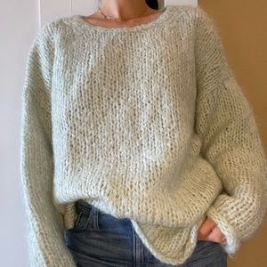 SOLD-Madewell oversized hand knit sweater